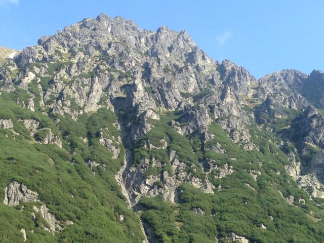 widoki ze szlaku po Tatrach